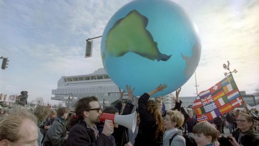 Klimaprotestkundgebung