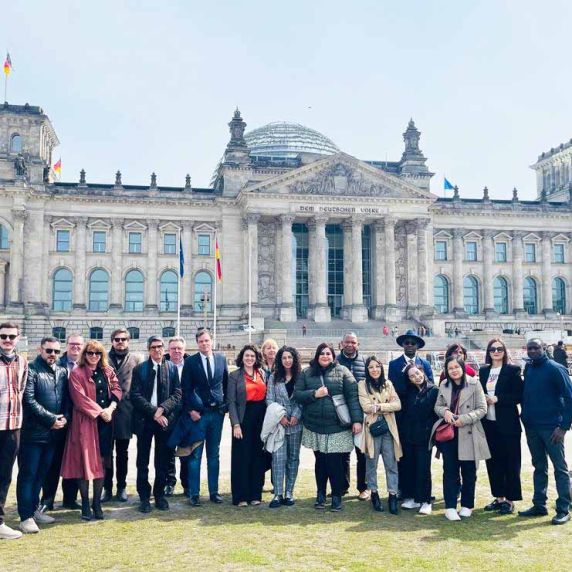 Internationale Medienschaffende zu Besuch in Berlin