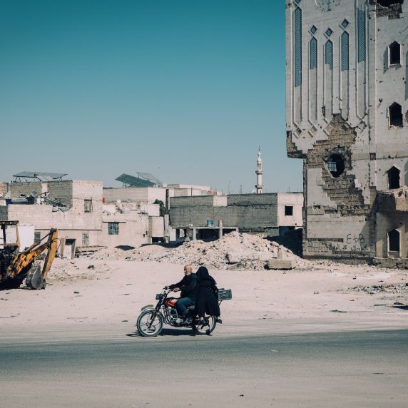 Kriegszerstörungen im Stadtteil Duma in Damaskus