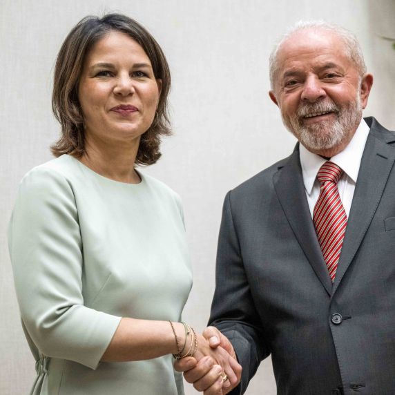 Annalena Baerbock und Lula da Silva 2022