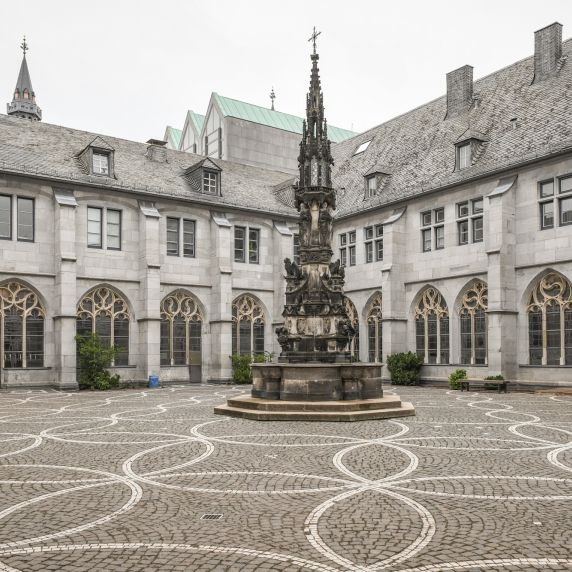 Im Denkmalschutz-Sonderprogramm: der Kreuzgang des Aachener Doms.
