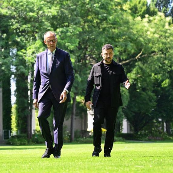 Bundeskanzler Friedrich Merz und der ukrainische Präsident Wolodymyr Selenskyj 