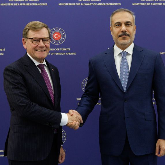 Johann Wadephul und Hakan Fidan