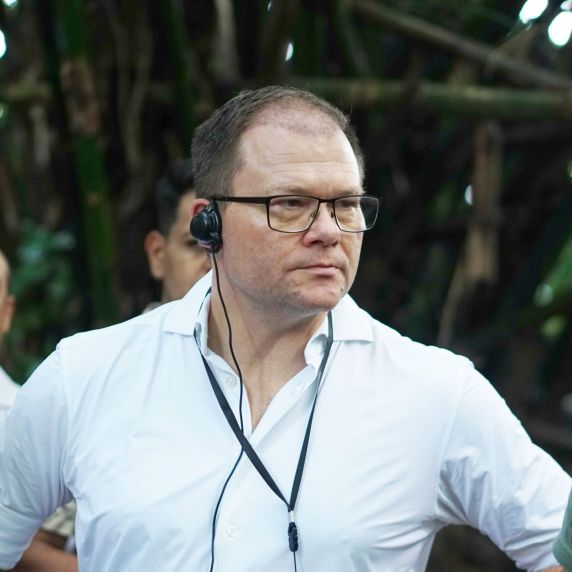 Umweltminister Carsten Schneider in Belém