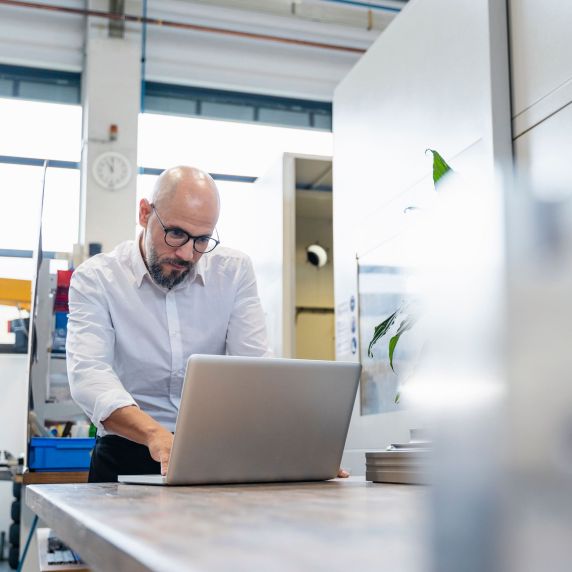 Deutsche Industrie: hochentwickelte Produktion  
