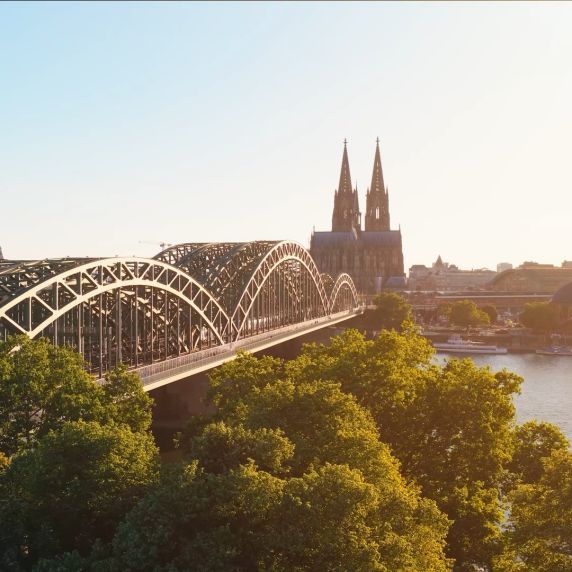 Kölner Innenstadt von oben