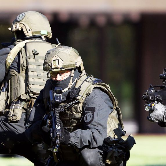Schnell, präzise, effektiv: Mitglieder der Spezialeinheit GSG 9