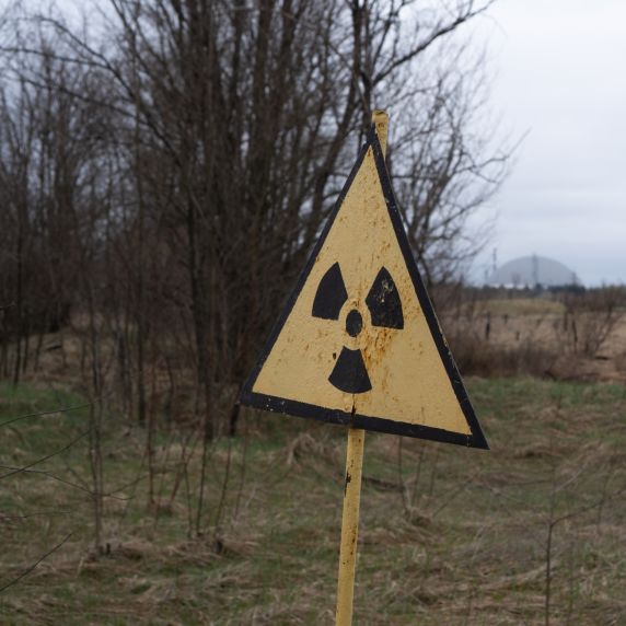 Warnschild Radiokativität