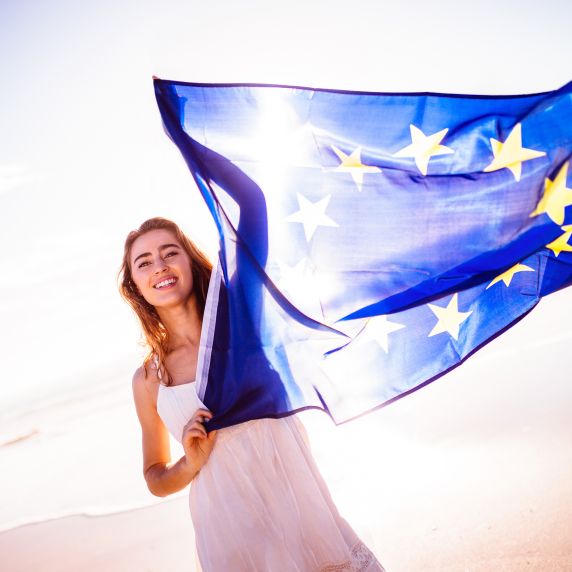 Symbol der Einheit: die Europaflagge