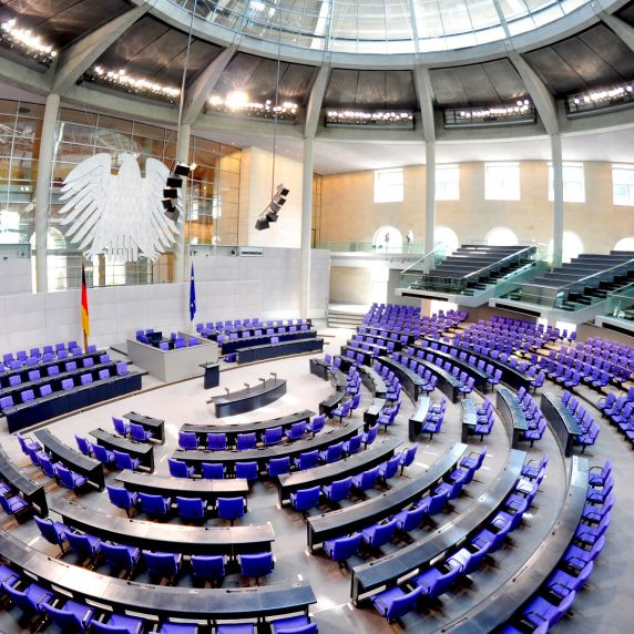 Das deutsche Parlament: der Bundestag in Berlin