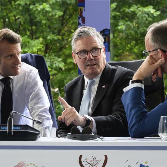 Macron, Starmer und Merz