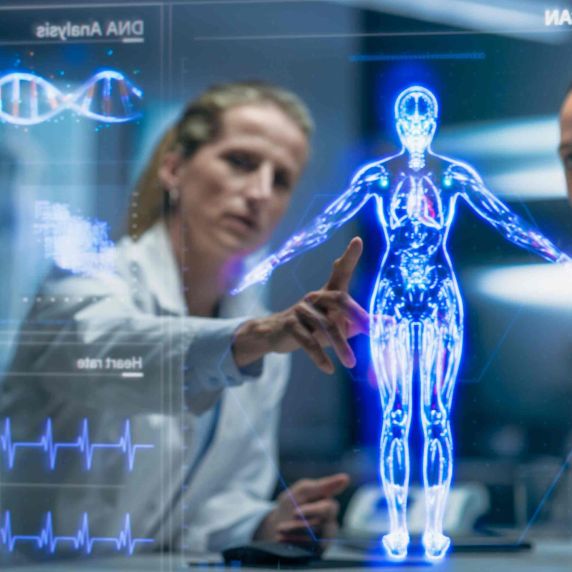 Künstliche Intelligenz unterstützt bei Diagnosen und Therapien.