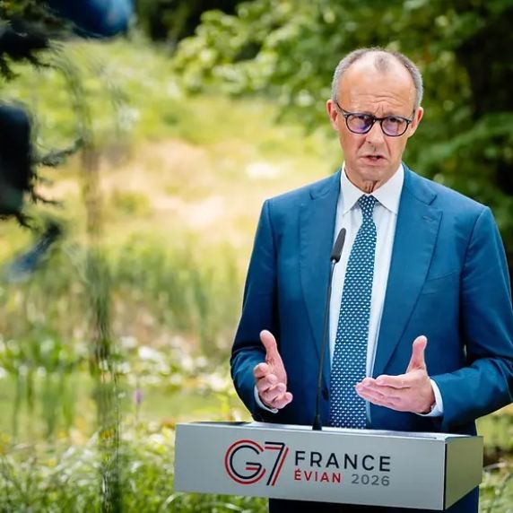 Bundeskanzler Friedrich Merz beim G7-Gipfel in Évian-les-Bains