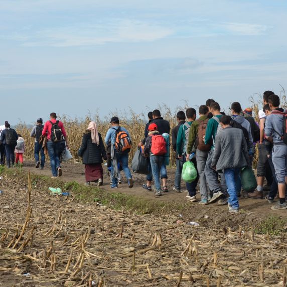 Menschen auf der Flucht
