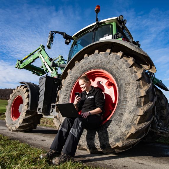 Fachfrau für Landmaschinen: Ann-Christin Kahler 