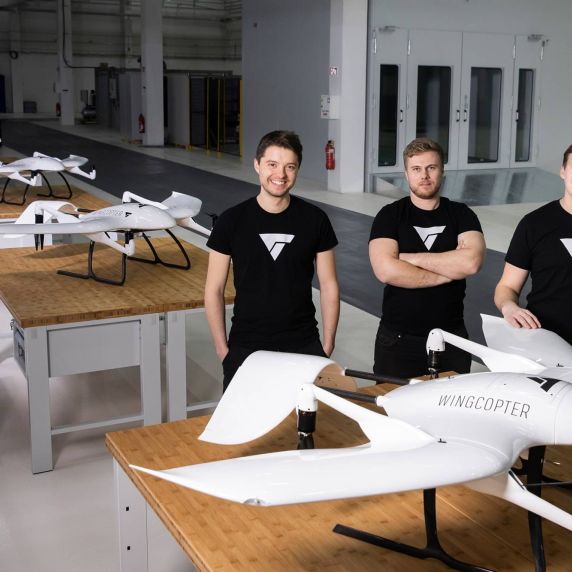 Wingcopter: Die-Gründer und ihr neuartiges Fluggerät