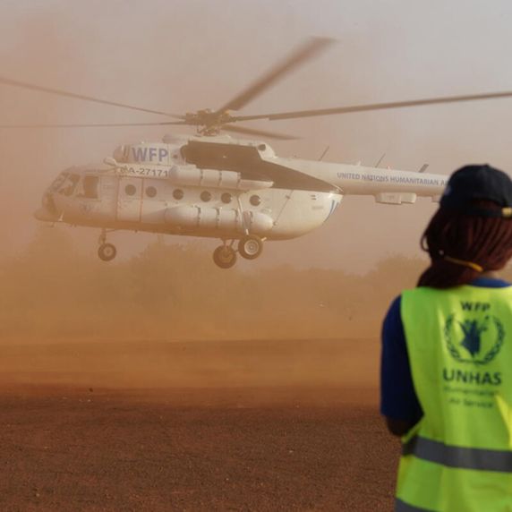 Immer im Einsatz: Mitarbeiterinnen und Mitarbeiter des WFP