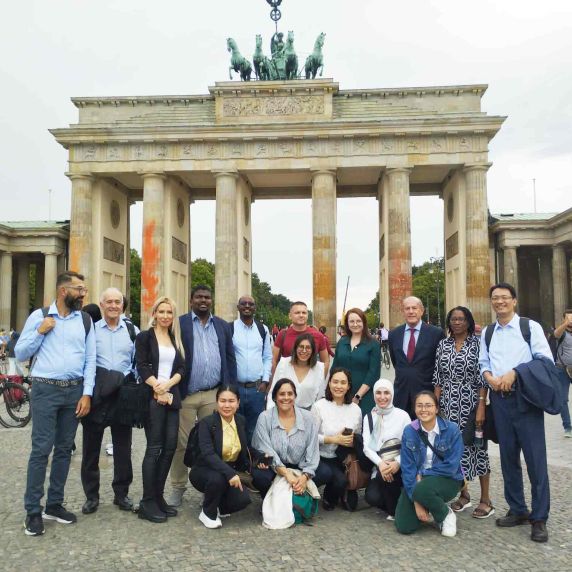 Teilnehmende der Besucherreise in Berlin
