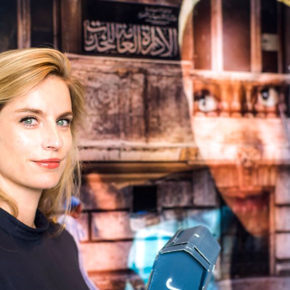 VR-Journalistin Julia Leeb aus München.