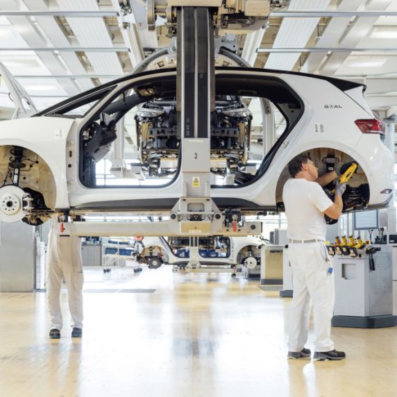 Die deutsche Automobilproduktion wächst. 