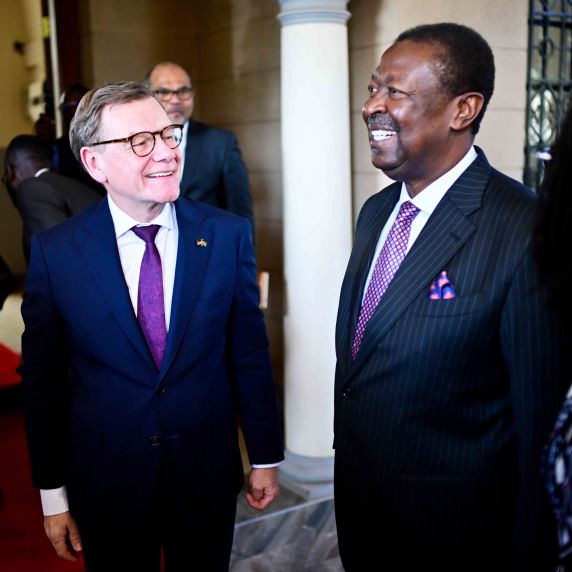 Johann Wadephul mit Musalia Musalia Mudavadi, Außenminister und Premierminister der Republik Kenia