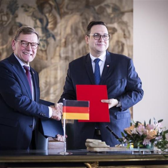 Johann Wadephul (l.) und Jan Lipavsky