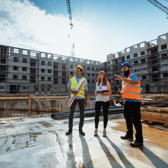 In der deutschen Bauindustrie arbeiten 2,6 Millionen Menschen. 