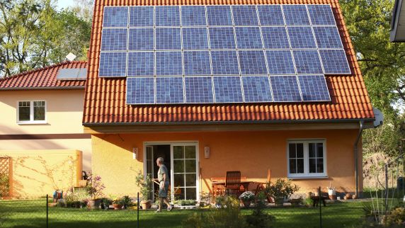 Energiewende Haus mit Solardach