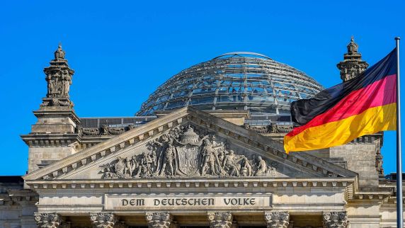 Reichstagsgebäude in der deutschen Hauptstadt Berlin