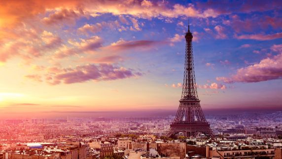 Paris: Der Eiffelturm.