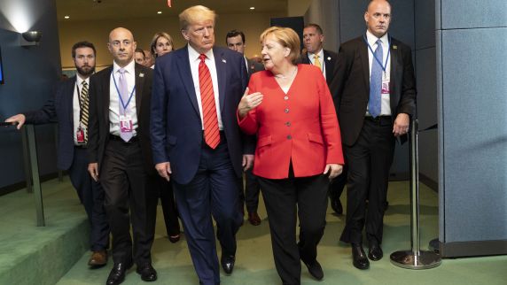 President Donald Trump and Chancellor Angela Merkel 