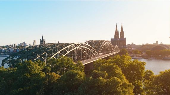 Kölner Innenstadt von oben