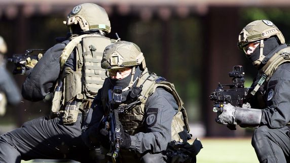 Schnell, präzise, effektiv: Mitglieder der Spezialeinheit GSG 9