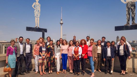 Teilnehmende der Besucherreise in Berlin