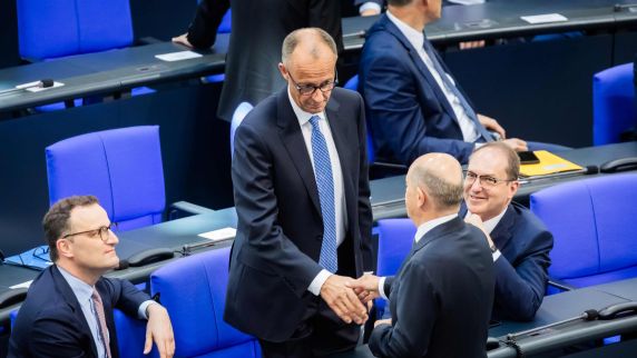 Friedrich Merz im Bundestag nach der Wahl