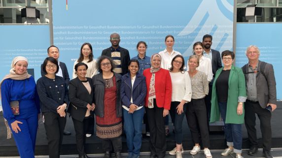 Die Besuchergruppe zu Gast im Bundesministerium für Gesundheit