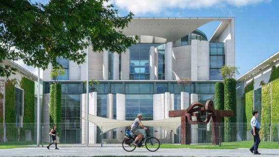 Von hier aus wird Deutschland regiert: das Kanzleramt in Berlin.