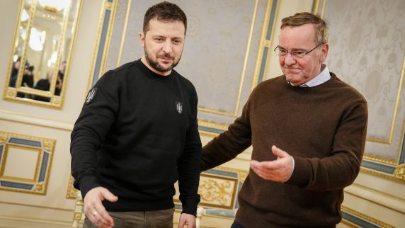 Boris Pistorius und Wolodymyr Selenskyj  