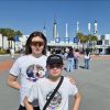 Cosma und ihr Bruder Jesco am Kennedy Space Center der NASA in den USA