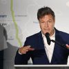 Bundeswirtschaftsminister Robert Habeck spricht bei Veranstaltung zum Baubeginn der Suedlink-Stromtrasse