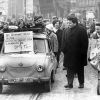 1968: Studentenproteste in Frankfurt am Main.