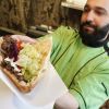 Fladenbrot, Fleisch vom Spieß, Salat und gerne scharf: Döner Kebap