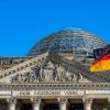 Reichstagsgebäude in der deutschen Hauptstadt Berlin