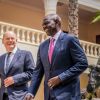 Bundeskanzler Olaf Scholz und der kenianische Staatspräsident William Ruto