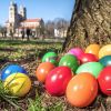 Bunte Eier gehören in Deutschland zum Osterfest.