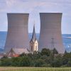 AKW Grafenrheinfeld am Tag seiner Sprengung im August 2024