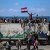 Binnenvertriebene im Gaza-Streifen kehren an ihre Heimatorte zurück. 