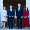 Bundespräsident Frank-Walter Steinmeier mit Ehefrau Elke Büdenbender bei König Felipe VI. und Königin Letizia in Spanien