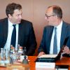 Partner in schwierigen Zeiten: Bundeskanzler Friedrich Merz (CDU, r.) und Vizekanzler Lars Klingbeil (SPD)