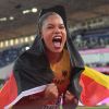 Yemisi Mabry bei der Leichtathletik-EM in Birmingham